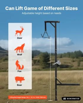 Robuster Wildgalgen - Verladehilfe  2Zoll Mount u. AHK